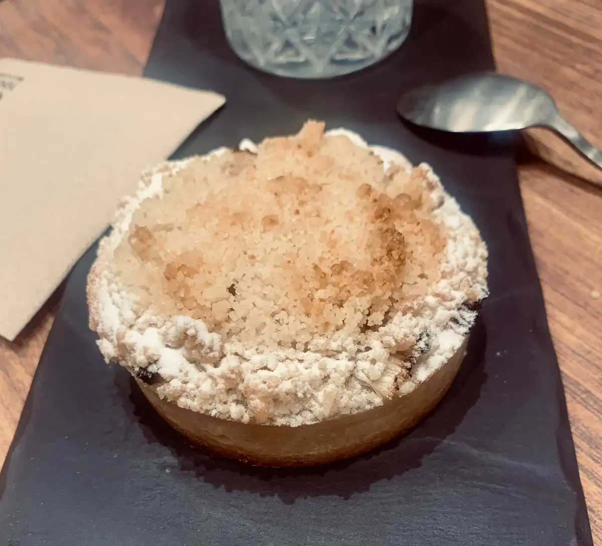 Tartelette crumble fruits