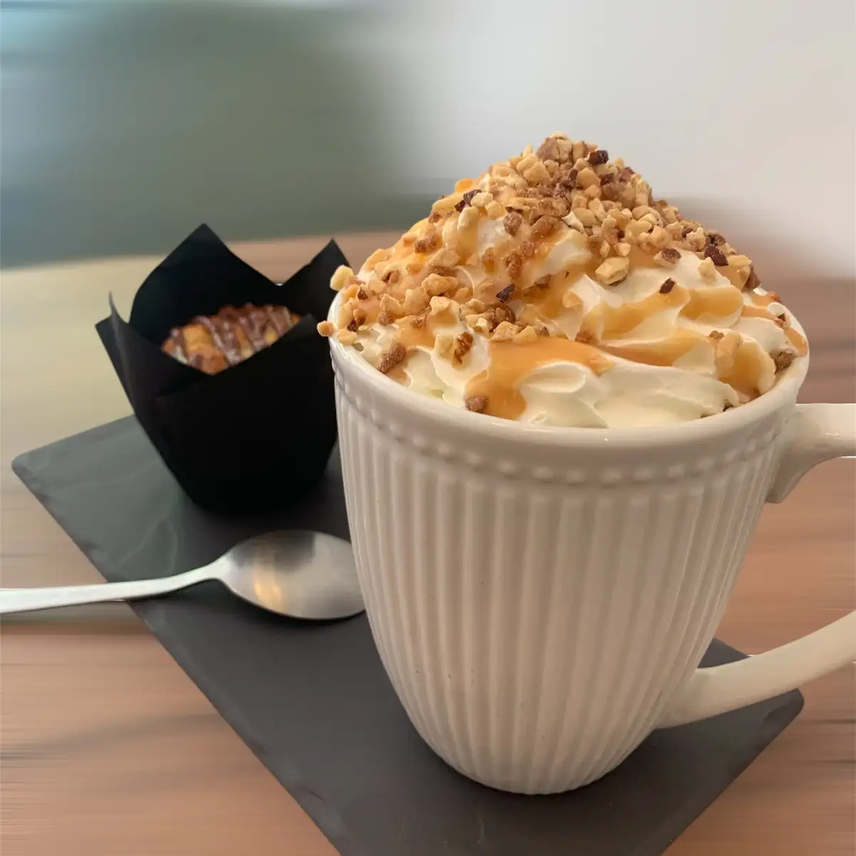 Latte machiatto glacé caramel